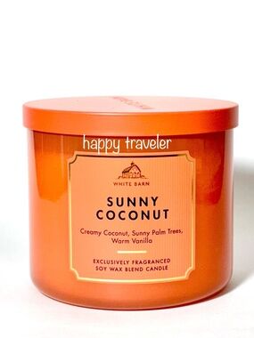SUNNY COCONUT 3 Wick Candle